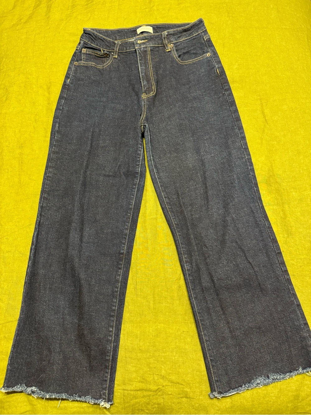Oliver Logan Aberdeen wide leg jeans in Timber